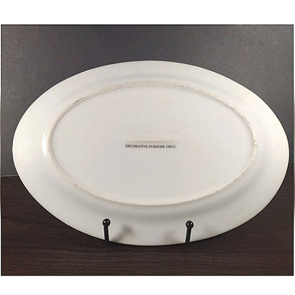 Kokopelli Southwest Design Decorative Only Oval Plate 11 Inch Colorful Set Of 2 - Picture 5 of 16